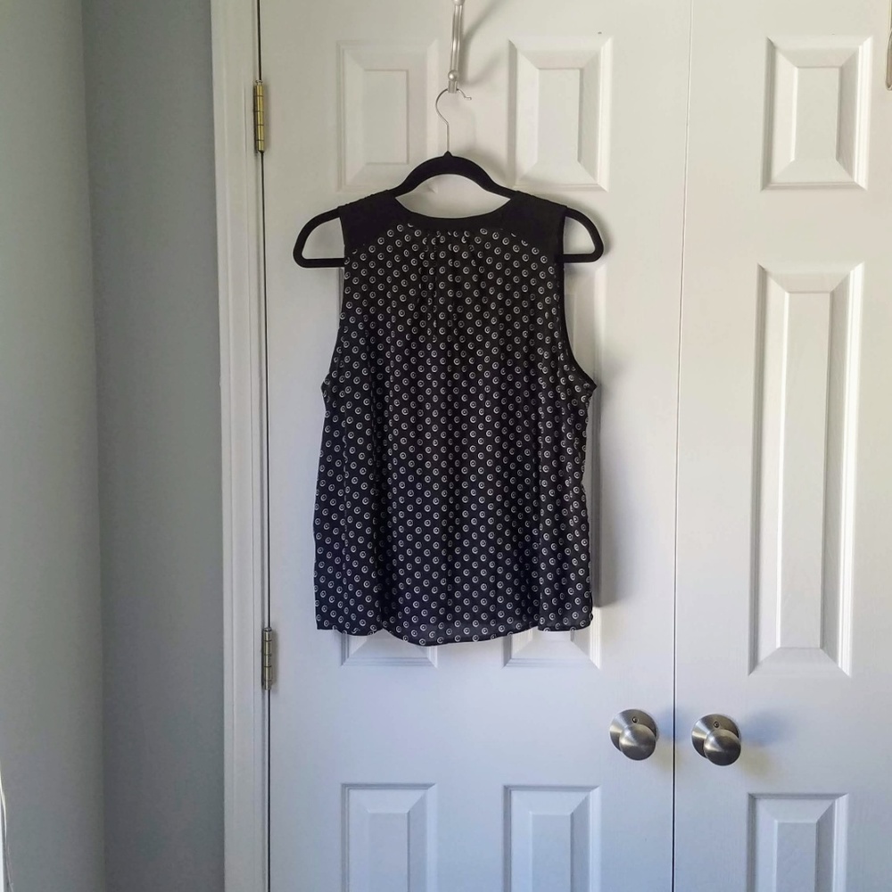 Maeve Melange Sleeveless Top Anthropologie Black - Picture 4 of 6